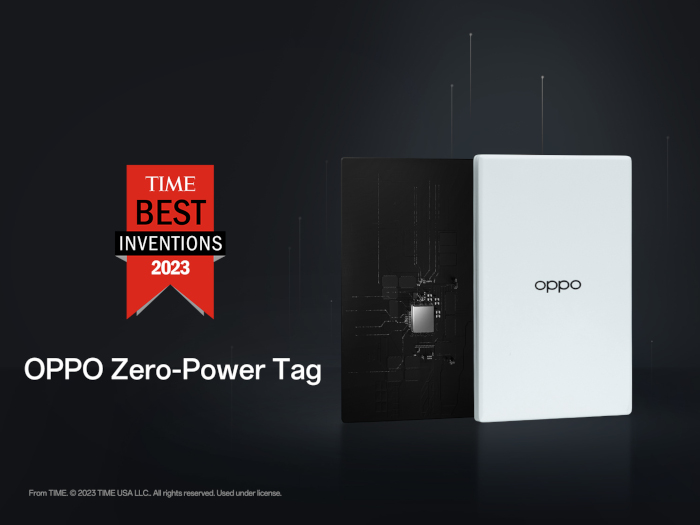 OPPO’s Zero-Power Tag Spot on TIME’s Best Inventions OPPO’s Zero-Power Tag Spot on TIME’s Best Inventions