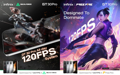 Infinix GT 30 Pro Levels Up with 120FPS Optimisation