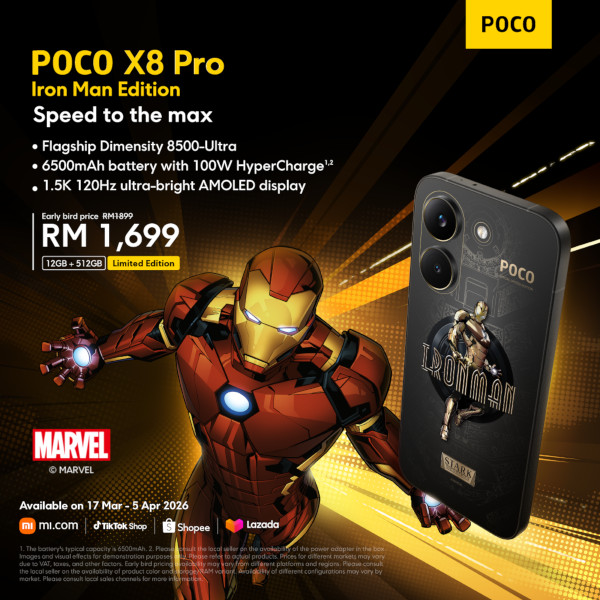 POCO X8 Pro Series Goes All Out with Max Power and an Iron Man Glow-Up