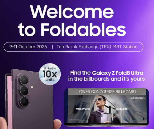 Samsung Brings Galaxy Z8 Foldables to TRX MRT with Daily Chances to Win Galaxy Z Fold8 Ultra